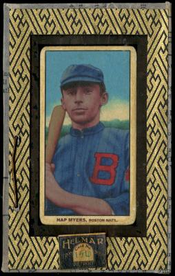 Picture, Helmar Brewing, T206-Helmar Card # 156, Hap Myers (Meyers), Portrait, Boston Braves